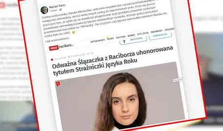 Natalia Klimachka walczy z polskością i dostaje nagrodę od Niemców