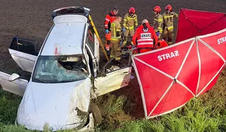 Dramatyczna akcja ratunkowa w miejscu wypadku