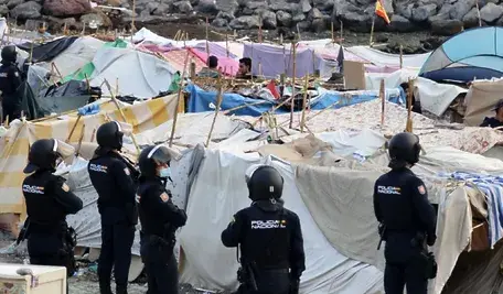 ceuta miasteczko namiotowe