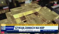 Sztabki złota w skarbcach Narodowego Banku Polskiego. Komentatorzy ostrzegają, że celem ataku na NBP może być naruszenie suwerenności finansowej kraju i przejęcie polskich rezerw walutowo-kruszcowych.