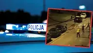Radiowóz policyjny i zdjęcie interwencji funkcjonariuszy