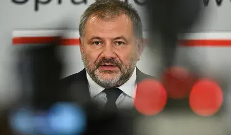 Waldemar Żurek na konferencji prasowej