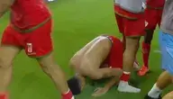 Musab Al-Shaqsy zdobył kluczową bramkę dla Omanu, ale żółta kartka za zdjęcie koszulki sprawiła, że o awansie jego drużyny musiało zdecydować losowanie.