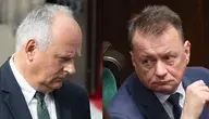 Wiceminister MON Paweł Zalewski i były szef MON Mariusz Błaszczak.