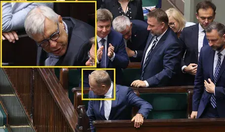 Tusk i Giertych w Sejmie. Bogucki był dla nich bezlitosny