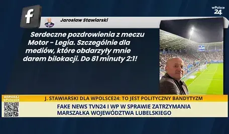 Obrzydliwy atak na marszałka Stawiarskiego