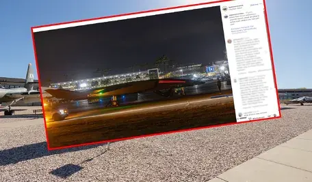 Na lotnisku w Kalifornii zauważono tajemniczego, futurystycznego drona