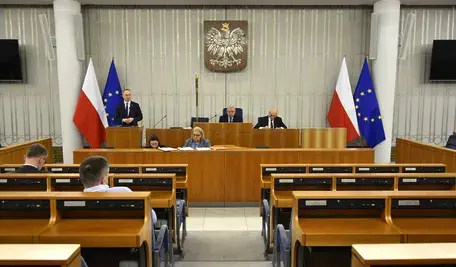 Senatorowie mieli debatować na rządową reformą służby zdrowia, ale reformy nie ma