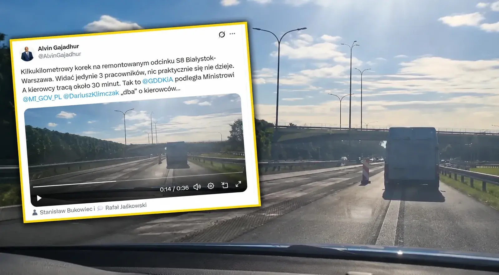 Kilometry korków, a robotników brak? Tak rząd "dba" o kierowców