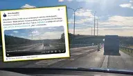 Doradca prezydenta Alvin Gajadhur zwraca uwagę na utrudnienia i brak robotników podczas remontu drogi ekspresowej S8 na trasie Białystok–Warszawa.