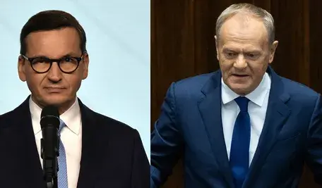 Mateusz Morawiecki i Donald Tusk