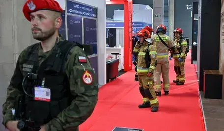 Podczas Międzynarodowego Salonu Przemysłu Obronnego w Kielcach ktoś rozlał kwas masłowy w części hali, w której znajdowały się stoiska izraelskich firm.