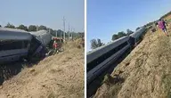 Wagony pociągu pasażerskiego PKP Intercity relacji Lublin-Szczecin wypadły z torów